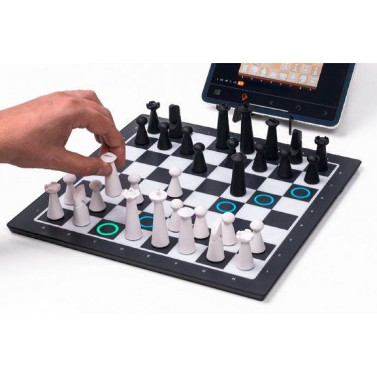 Particula GoChess Mini, AI Electronic Chess Board, Connected Σκακιέρα με βοήθεια προπονητή, Μαγνητικούς αισθητήρες & Mobile App - PA-GCHSN1-MINI