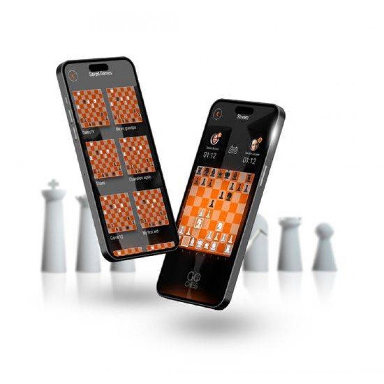 Particula GoChess Mini, AI Electronic Chess Board, Connected Σκακιέρα με βοήθεια προπονητή, Μαγνητικούς αισθητήρες & Mobile App - PA-GCHSN1-MINI
