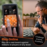 Particula GoChess Mini, AI Electronic Chess Board, Connected Σκακιέρα με βοήθεια προπονητή, Μαγνητικούς αισθητήρες & Mobile App - PA-GCHSN1-MINI