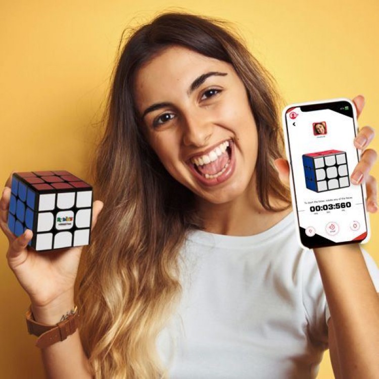 Particula GoCube's Rubik's Connected Pro 3X3 Κύβος του Ρούμπικ για Smartphone με Advanced Smart Sensors, Statistics & Mobile App - PA-RBE001-CC