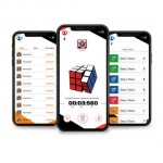 Particula GoCube's Rubik's Connected Pro 3X3 Κύβος του Ρούμπικ για Smartphone με Advanced Smart Sensors, Statistics & Mobile App - PA-RBE001-CC