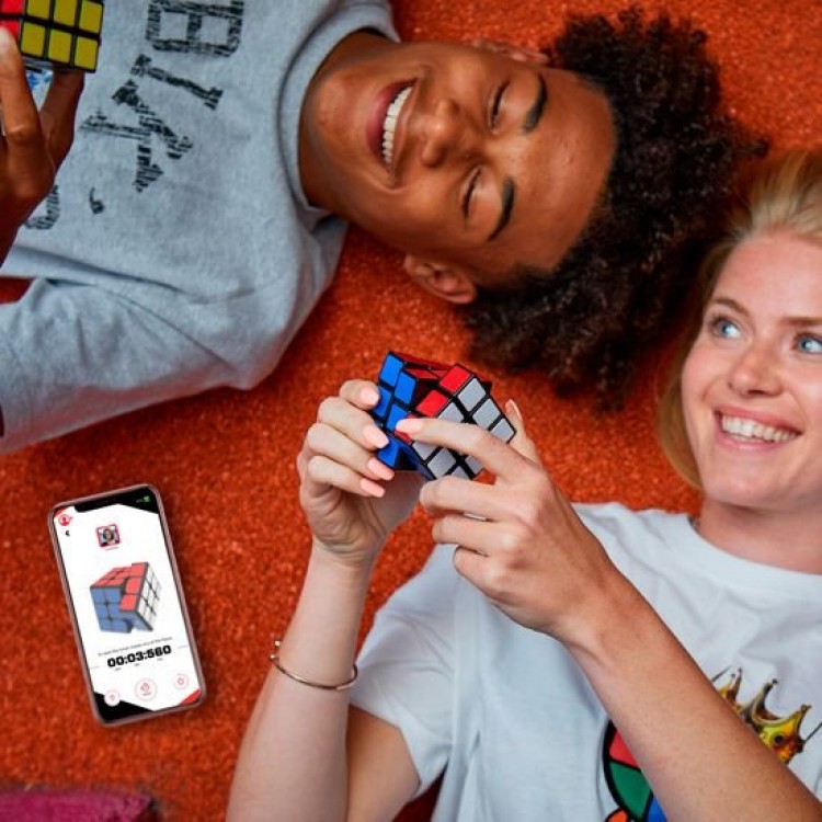 Particula GoCube's Rubik's Connected Pro 3X3 Κύβος του Ρούμπικ για Smartphone με Advanced Smart Sensors, Statistics & Mobile App - PA-RBE001-CC