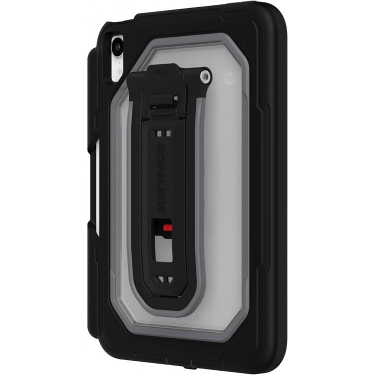 Case Griffin Survivor All-Terrain με χειρολαβή, Βάση στήριξης & θήκη γραφίδας , για APPLE iPad 11 2025 11th Gen, iPad 10.9 2022 10th Gen - Μαύρο - GR-GIPD-033-BLK