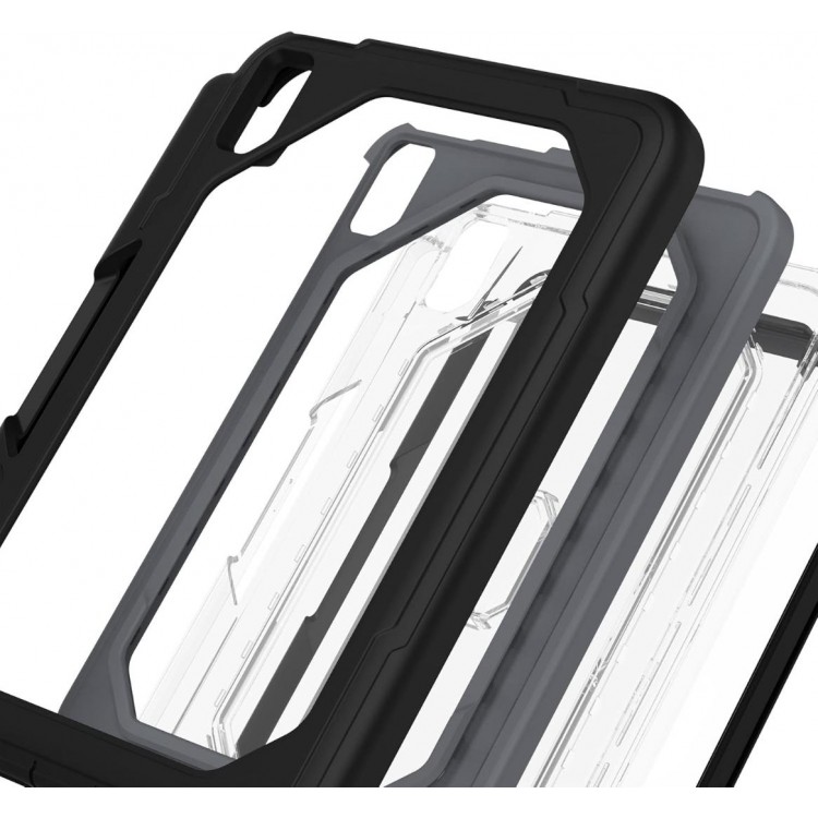 Case Griffin Survivor All-Terrain με χειρολαβή, Βάση στήριξης & θήκη γραφίδας , για APPLE iPad 11 2025 11th Gen, iPad 10.9 2022 10th Gen - Μαύρο - GR-GIPD-033-BLK