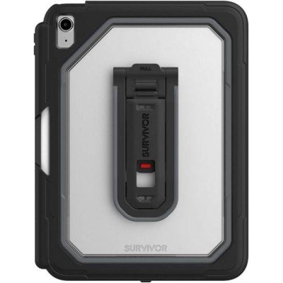 Case Griffin Survivor All-Terrain με χειρολαβή, Βάση στήριξης & θήκη γραφίδας , για APPLE iPad 11 2025 11th Gen, iPad 10.9 2022 10th Gen - Μαύρο - GR-GIPD-033-BLK