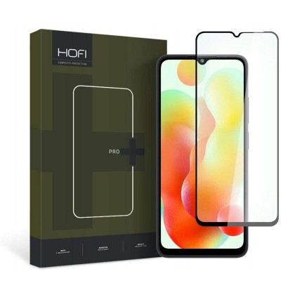 HOFI TEMPERED GLASS HYBRID PRO PLUS FOR XIAOMI REDMI 12C - ΜΑΥΡΟ