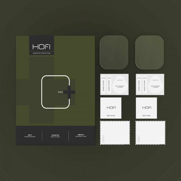 HOFI TEMPERED GLASS Anti-Explosion Screen Protector PRO PLUS for XIAOMI REDMI WATCH 5 ACTIVE - ΔΙΑΦΑΝΟ - 2 τεμ.