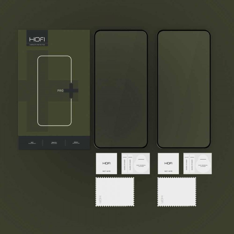 HOFI Γυαλί Προστασίας GLASS PRO PLUS για ONEPLUS NORD 4 - ΜΑΥΡΟ - 2 TEM.