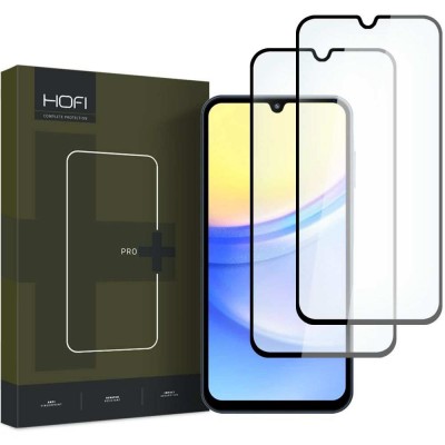 HOFI PRO+ Γυαλί Προστασίας 9H για SAMSUNG GALAXY A05S - 2 TEM. - ΜΑΥΡΟ