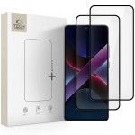 Tech Protect Γυαλί Προστασίας FIT+ 9H για XIAOMI POCO X7 PRO 5G - [2 TEM] - ΜΑΥΡΟ