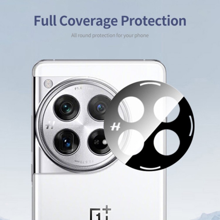 HOFI Techsuit Γυαλί προστασίας 9H Full Camera Glass για Camera Lens OnePlus 12R - ΜΑΥΡΟ -  KF2320384