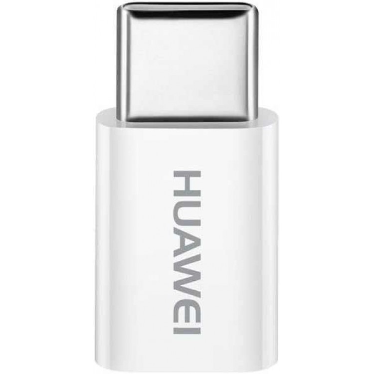 HUAWEI Γνήσιος Μετατροπέας ADAPTER connector MICROUSB σε TYPE-C - ΛΕΥΚΟ - HL1122 AP52