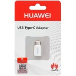 HUAWEI Γνήσιος Μετατροπέας ADAPTER connector MICROUSB σε TYPE-C - ΛΕΥΚΟ - HL1122 AP52