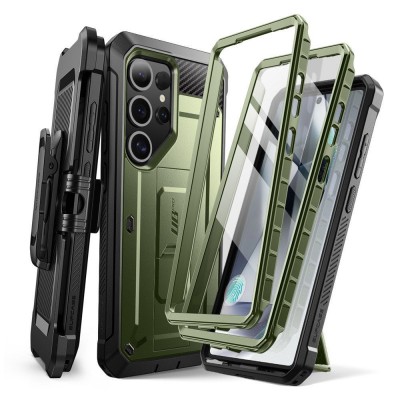 Θήκη SUPCASE UNICORN BEETLE PRO για SAMSUNG GALAXY S25 ULTRA 5G 2025, 2-ΣΕΤ - GULDAN ΠΡΑΣΙΝΟ