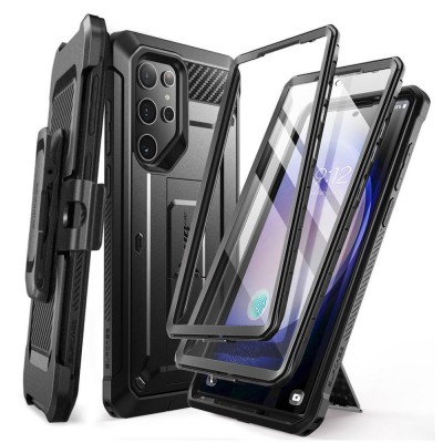 Θήκη SUPCASE UNICORN BEETLE PRO για SAMSUNG GALAXY S24 ULTRA 5G 2024, 2-ΣΕΤ - ΜΑΥΡΟ