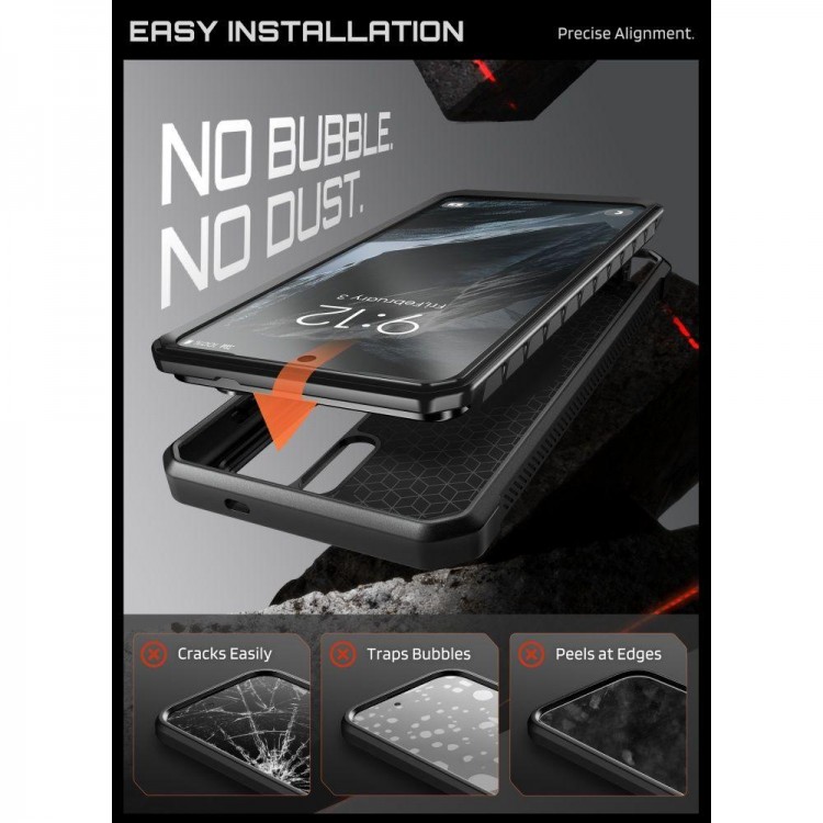 Θήκη SUPCASE UNICORN BEETLE PRO MAG MAGSAFE για SAMSUNG GALAXY S26 ULTRA 5G 2026, 2-ΣΕΤ - ΜΑΥΡΟ