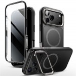 Θήκη I-BLASON SUPCASE ARES FLIP MAG MAGSAFE για APPLE iPhone 17 PRO MAX 6.9 5G 2025 - ΜΑΥΡΟ