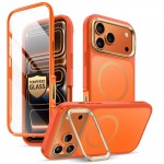 Θήκη I-BLASON SUPCASE ARES FLIP MAG MAGSAFE για APPLE iPhone 17 PRO 6.3 5G 2025 - CORAL ΠΟΡΤΟΚΑΛΙ