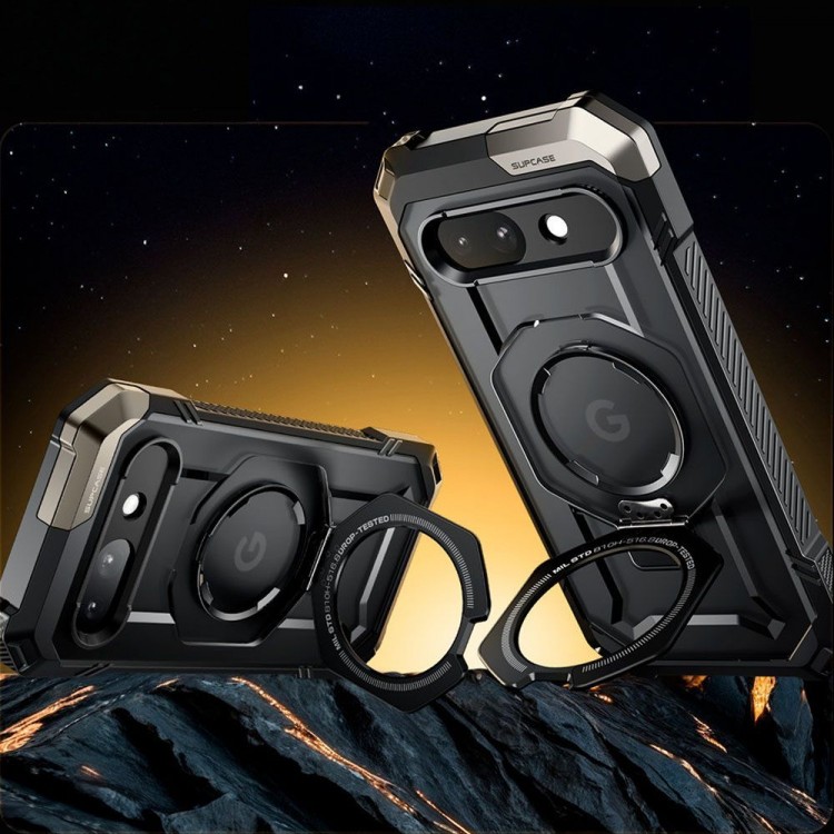 Θήκη SUPCASE UB GRIP MAG MAGSAFE με Βάση για GOOGLE PIXEL 9A - ΜΑΥΡΟ