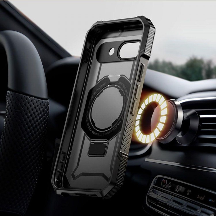 Θήκη SUPCASE UB GRIP MAG MAGSAFE με Βάση για GOOGLE PIXEL 9A - ΜΑΥΡΟ