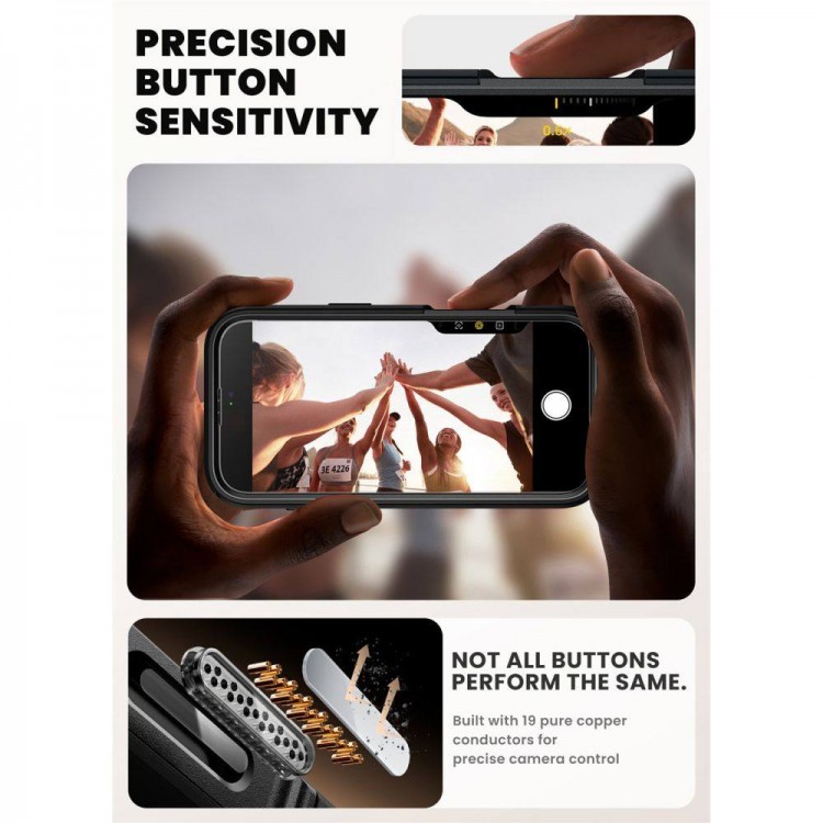 Θήκη I-BLASON SUPCASE ARES FLIP MAG MAGSAFE για APPLE iPhone 17 Air 6.6 5G 2025 - ΜΑΥΡΟ