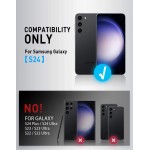 Θήκη I-BLASON SUPCASE Armorbox MagSafe με Προστασία κάμερας για SAMSUNG GALAXY S24 5G 2024 - ΜΑΥΡΟ