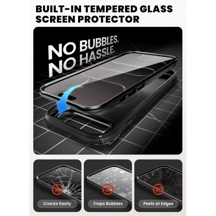 Θήκη I-BLASON SUPCASE ARES FLIP MAG MAGSAFE για APPLE iPhone 17 Air 6.6 5G 2025 - ΜΑΥΡΟ