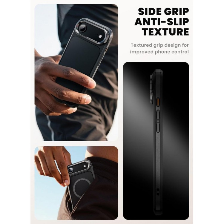 Θήκη I-BLASON SUPCASE ARES FLIP MAG MAGSAFE για APPLE iPhone 17 Air 6.6 5G 2025 - ΜΑΥΡΟ