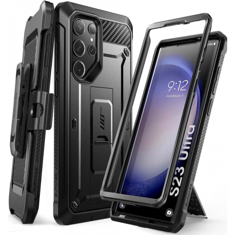 Θήκη SUPCASE UNICORN BEETLE PRO για SAMSUNG GALAXY S23 ULTRA 5G 2023 - No Screen Protector - ΜΑΥΡΟ