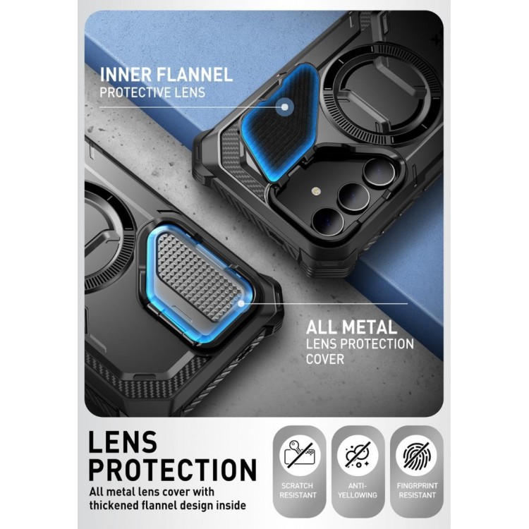 Θήκη I-BLASON SUPCASE Armorbox MagSafe με Προστασία κάμερας για SAMSUNG GALAXY S24 5G 2024 - ΜΑΥΡΟ