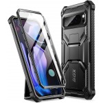 Θήκη SUPCASE IBLSN ARMORBOX  με Προστατευτικό οθήνης και Βάση για GOOGLE PIXEL 9 / 9 PRO - ΜΑΥΡΟ