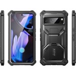 Θήκη SUPCASE IBLSN ARMORBOX  με Προστατευτικό οθήνης και Βάση για GOOGLE PIXEL 9 PRO XL - ΜΑΥΡΟ