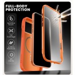 Θήκη I-BLASON SUPCASE ARES FLIP MAG MAGSAFE για APPLE iPhone 17 PRO 6.3 5G 2025 - CORAL ΠΟΡΤΟΚΑΛΙ