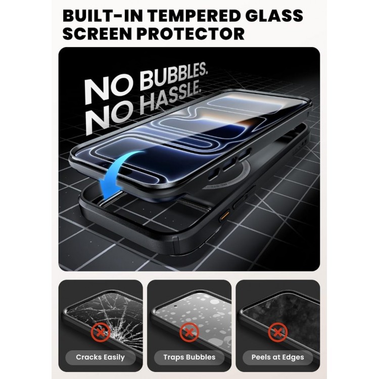 Θήκη I-BLASON SUPCASE ARES FLIP MAG MAGSAFE για APPLE iPhone 17 PRO MAX 6.9 5G 2025 - ΜΑΥΡΟ