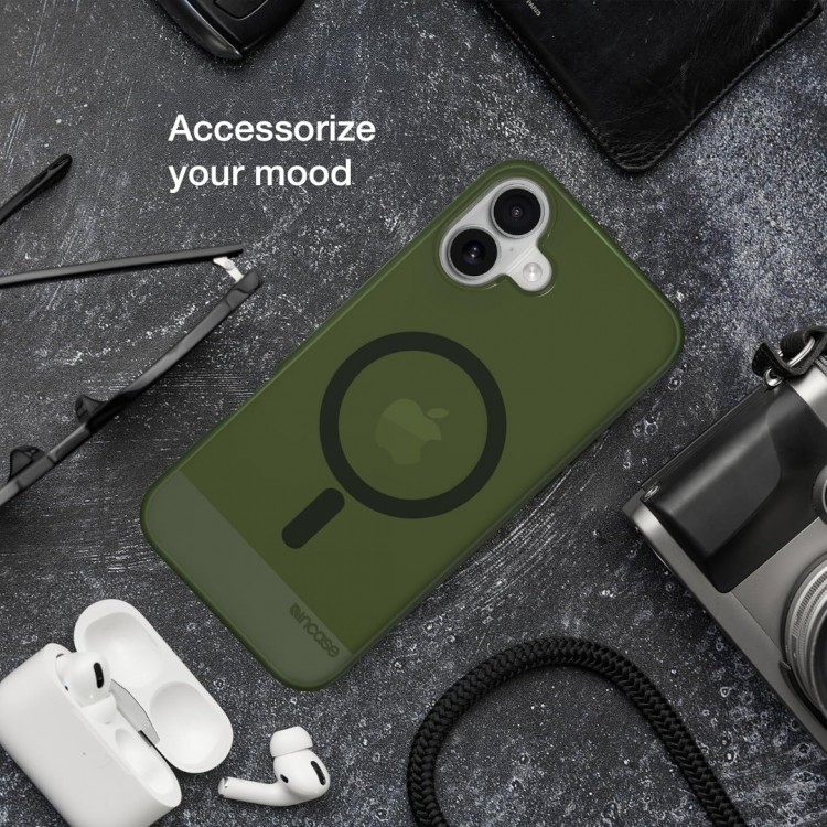 Θήκη INCASE Slim με MagSafe για Apple iPhone 16 6.1 2024 - Highland ΠΡΑΣΙΝΟ - IN-INPH190401-HLGN