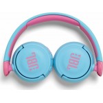 JBL by HARMAN JR310BT Bluetooth ακουστικά Hands-Free Over Head Εργονομικά με μικρόφωνο - ΜΠΛΕ ΡΟΖ - JBLJR310BTBLU