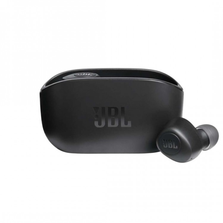 JBL by HARMAN Wave 100TWS, True Wireless In-Ear Ακουστικά BT BLUETOOTH με εργονομικά Earbuds - ΜΑΥΡΟ - JBLW100TWSBLK