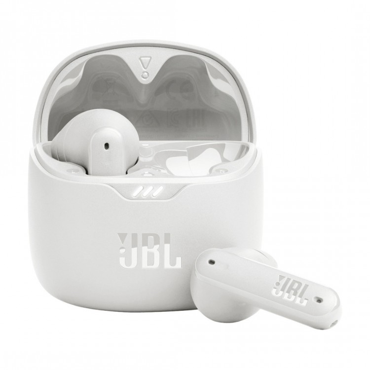 JBL by HARMAN Tune Flex, True Wireless Ear-Buds Headphones, NC, Touch, BT Headset BLUETOOTH Hands-Free με εργονομικά Earbuds - Λευκό - JBLTFLEXWHT