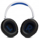 JBL by HARMAN Quantum 360P για Sony PlayStation 4/5 ,Bluetooth Over-Head Ασύρματα ακουστικά με μικρόφωνο - Λευκό/Μπλε - ΗΑ-JBLQ360PWLWHTBLU
