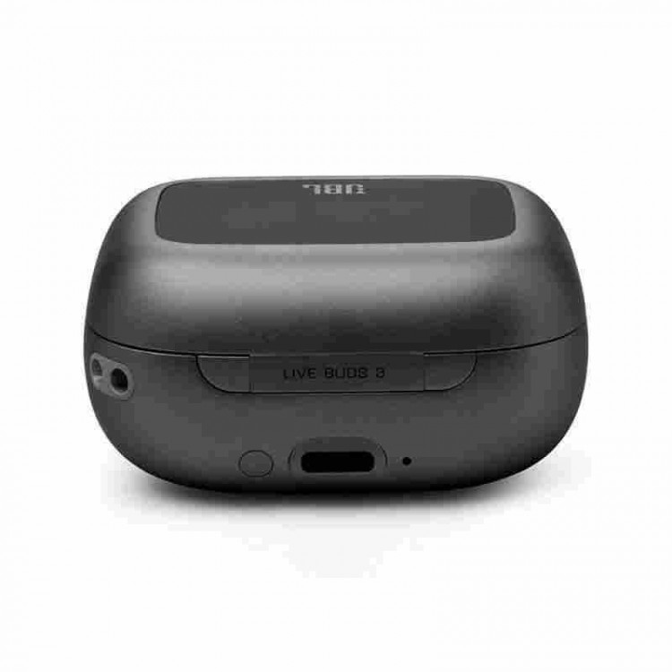 JBL by HARMAN Live Buds 3, True Ασύρματα Ακουστικά Ear-Buds Headphones, True ANC, BT Headset Hands-Free με εργονομικά Earbuds - ΜΑΥΡΟ - JBLLIVEBUDS3BLK