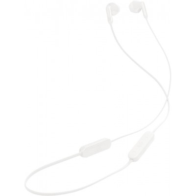 JBL Tune T235BT Ασύρματα ακουστικά Bluetooth, επίπεδο καλώδιο Hands-Free 3-κουμπιά + Mic, Remote, Comfortable Ergonomic Ear Pads - ΛΕΥΚΟ - JBLT235BTWHT