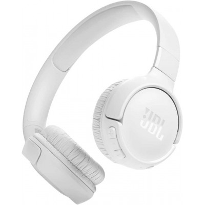 JBL by HARMAN Tune 520BT Bluetooth Ασύρματα ακουστικά Hands-Free Over Head Εργονομικά με μικρόφωνο - ΛΕΥΚΟ - JBLT520BTWHTEU