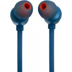 JBL by HARMAN Tune 310C, Flat cable Ακουστικά Hands-Free Wired In-Ear Pure Bass Sound, Μικρόφωνο και USB-C Θύρα - ΜΠΛΕ - HA-JBLT310CBLU