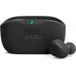 JBL by HARMAN Wave BUDS TWS, True Wireless In-Ear Ακουστικά BT BLUETOOTH με IP54 & IPX2 Waterproof - ΜΑΥΡΟ - JBLWBUDSBLK