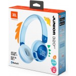 JBL by HARMAN JR320BT Bluetooth Ασύρματα ακουστικά Hands-Free Over Head Εργονομικά με μικρόφωνο - ΜΠΛΕ - JBLJR320BTBLU