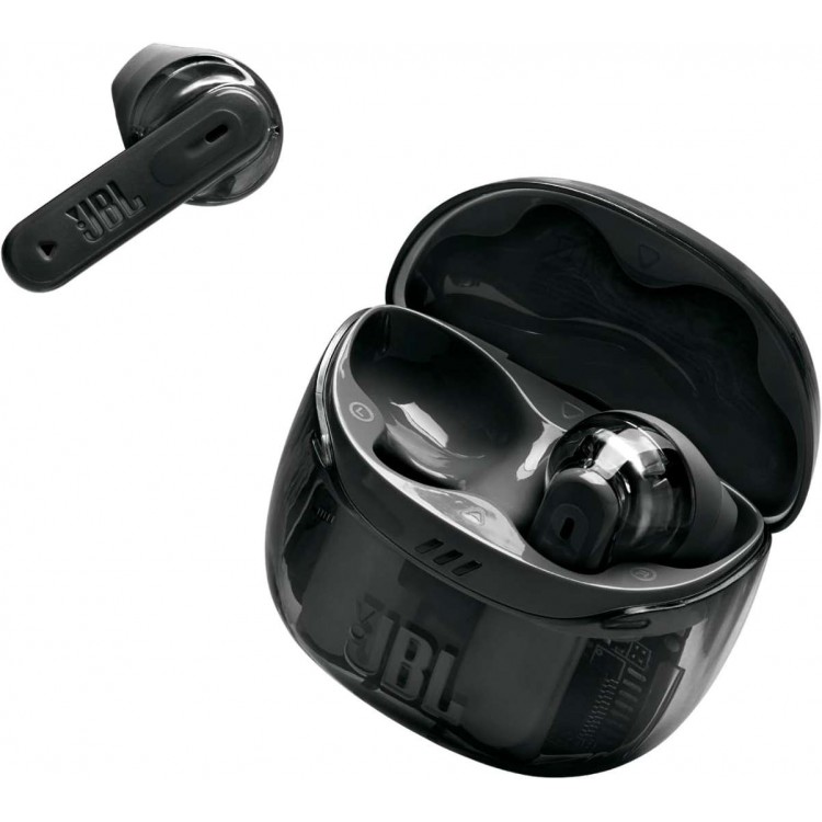 JBL by HARMAN Tune TWS Flex 2, True Wireless Ear-Buds Headphones, NC, Touch, BT Headset BLUETOOTH Hands-Free με εργονομικά Earbuds - ΜΑΥΡΟ Ghost Edition - JBLTFLEX2GBLK 