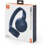 JBL by HARMAN Tune 520BT Bluetooth Ασύρματα ακουστικά Hands-Free Over Head Εργονομικά με μικρόφωνο - ΜΠΛΕ - JBLT520BTBLUEU