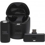 JBL by HARMAN Micro Quantum Stream Wireless BT USB-C Ασύρματα Ακουστικά Ear-Buds, Wearable wireless streaming microphone - ΜΑΥΡΟ - HA-JBLSTRMWLUSBCBLK