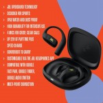 JBL by HARMAN Endurance Zone BLUETOOTH True Wireless Hands-Free Αir conduction Open-ear Ακουστικά - ΜΠΛΕ - JBLENDUZONEBLU