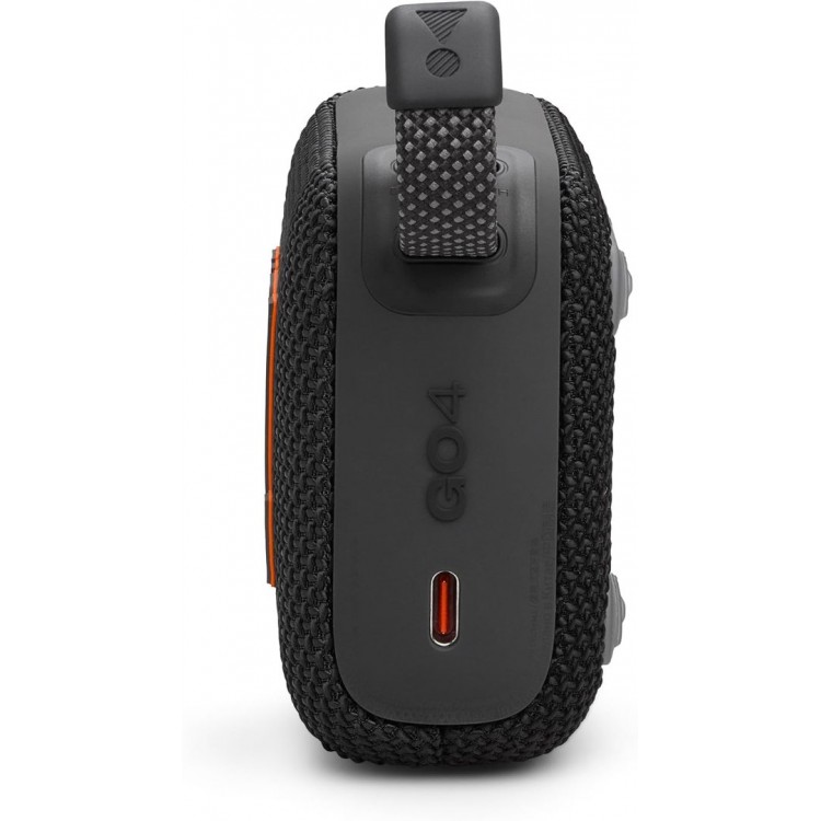 JBL GO 4 Φορητό Ασύρματο Bluetooth Ηχείο, Waterproof IP67 Palm Sized Water Resistant - ΜΑΥΡΟ - JBLGO4BLK